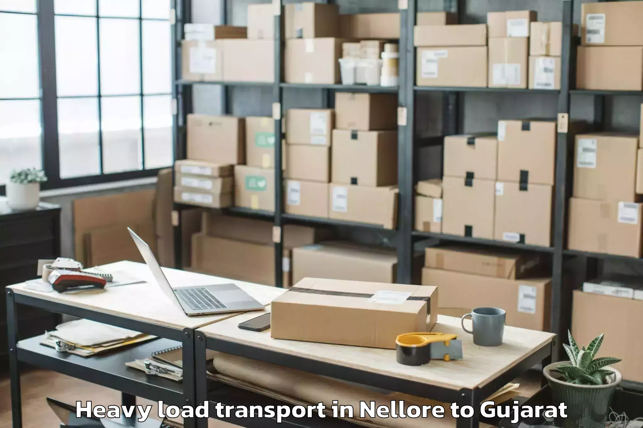 Discover Nellore to Indus University Ahmedabad Heavy Load Transport